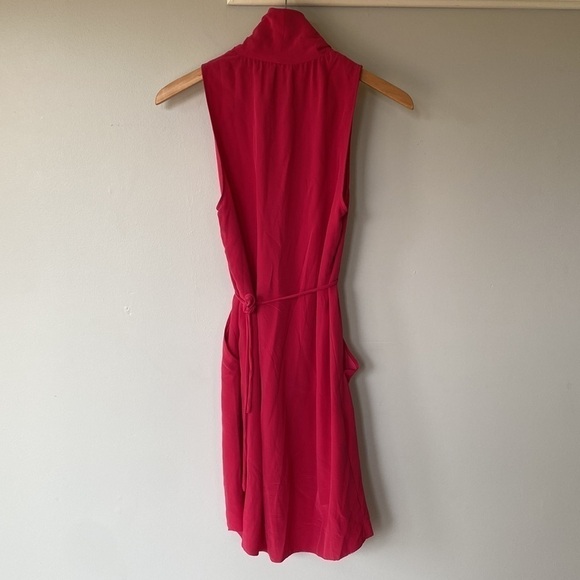 Aritzia Wilfred 100% Silk Pink Sabine Dress Size XS - Picture 3 of 10